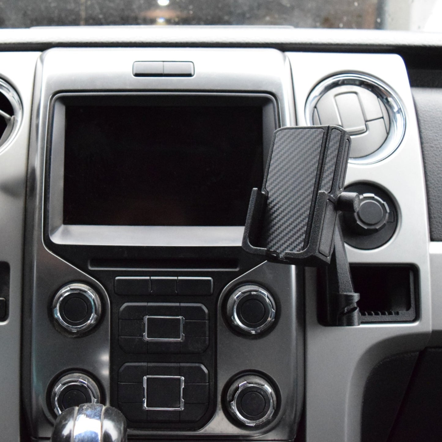Ford F-150 Phone Holder 2009-2014, Lincoln Mark LT 2010-1014 - Custom Fit in Dash Pocket Phone Mount