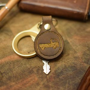 Mini Truck Leather Keychain