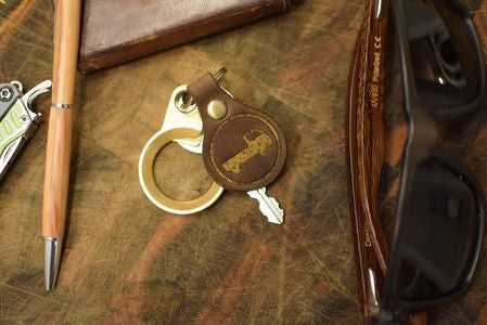 Mini Truck Leather Keychain