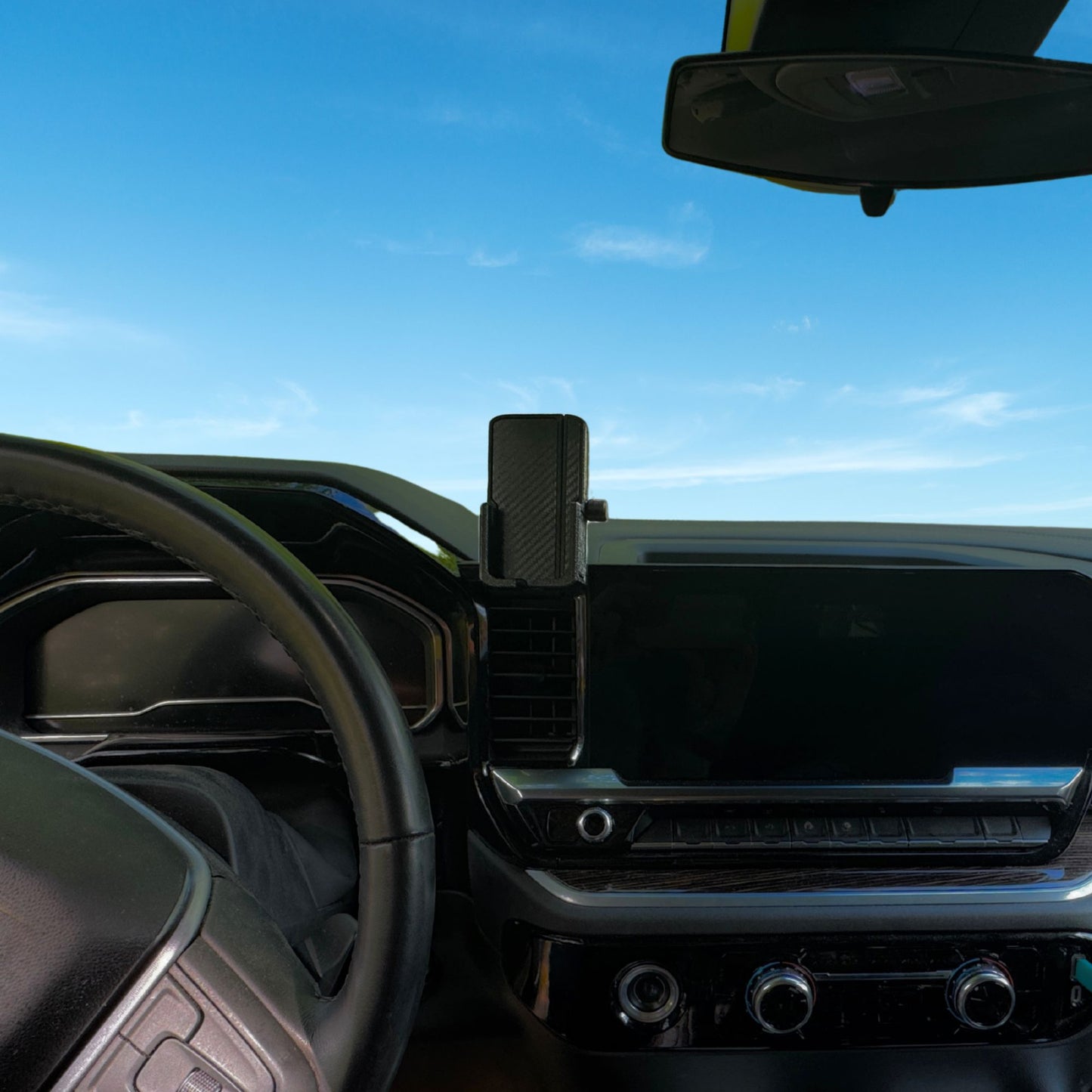 Phone Holder for Chevrolet Silverado, GMC Sierra 1500 (2022-2025) / Silverado HD, GMC Sierra HD (2024-2025)