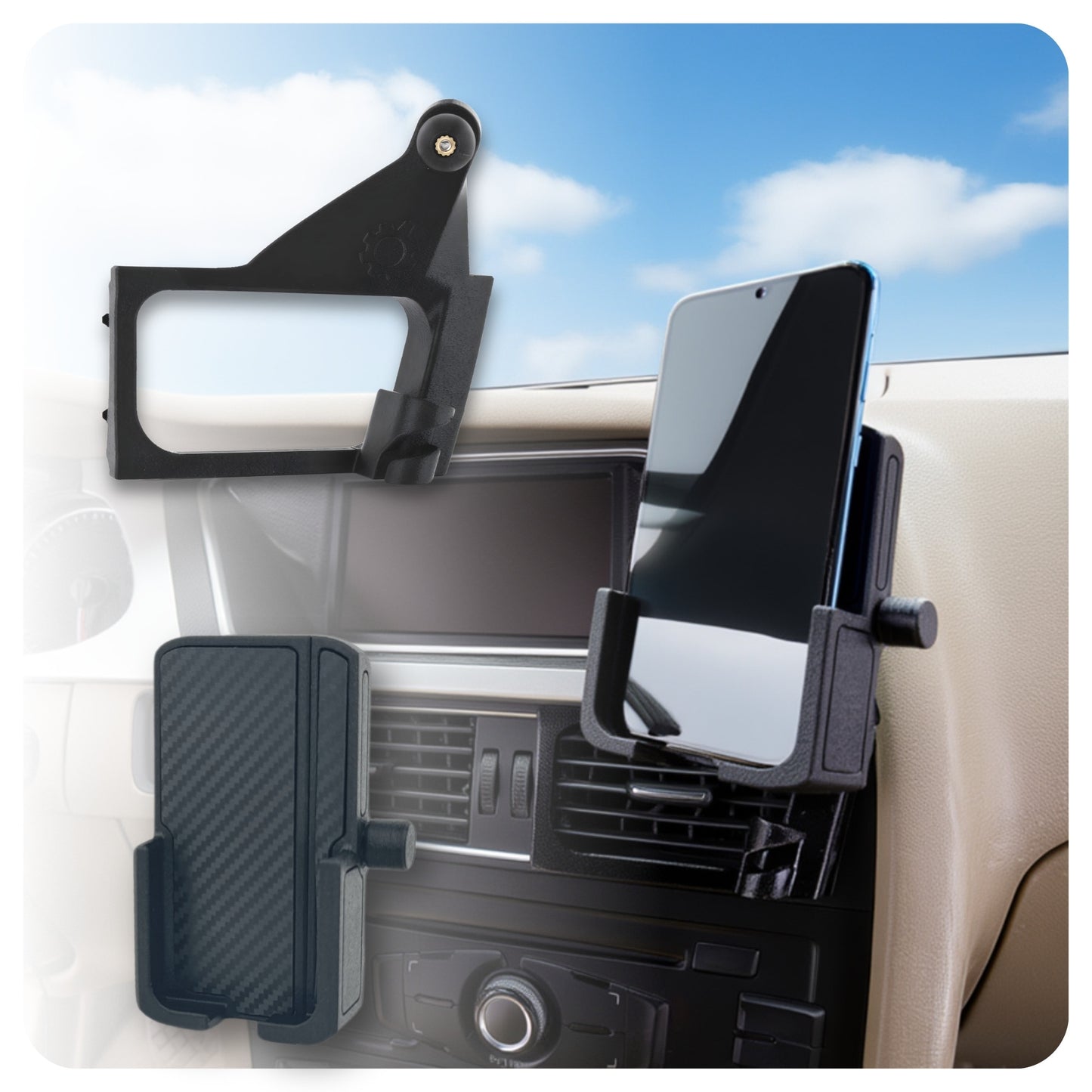 Phone Holder for Audi A4 2009-2014 Model Years (B8)