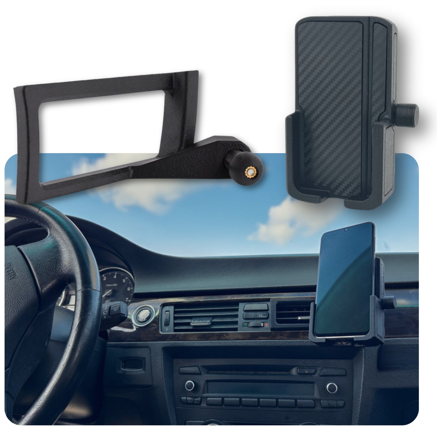 Phone Holder for BMW 3 Series / M3 2007-2013 Model Years