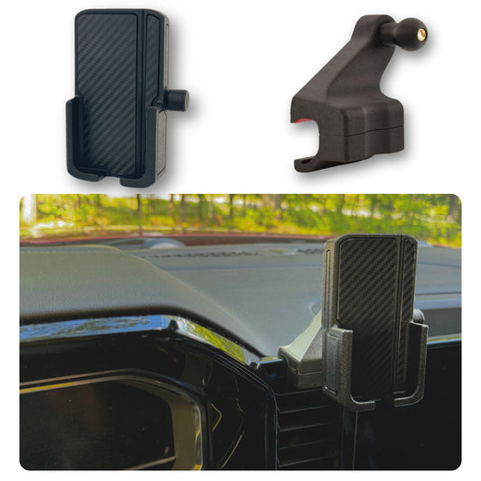 Phone Holder for Chevrolet Silverado, GMC Sierra 1500 (2022-2025) / Silverado HD, GMC Sierra HD (2024-2025)