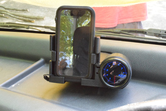 Honda Acty Cellphone Mount with Tach and Wireless Charging