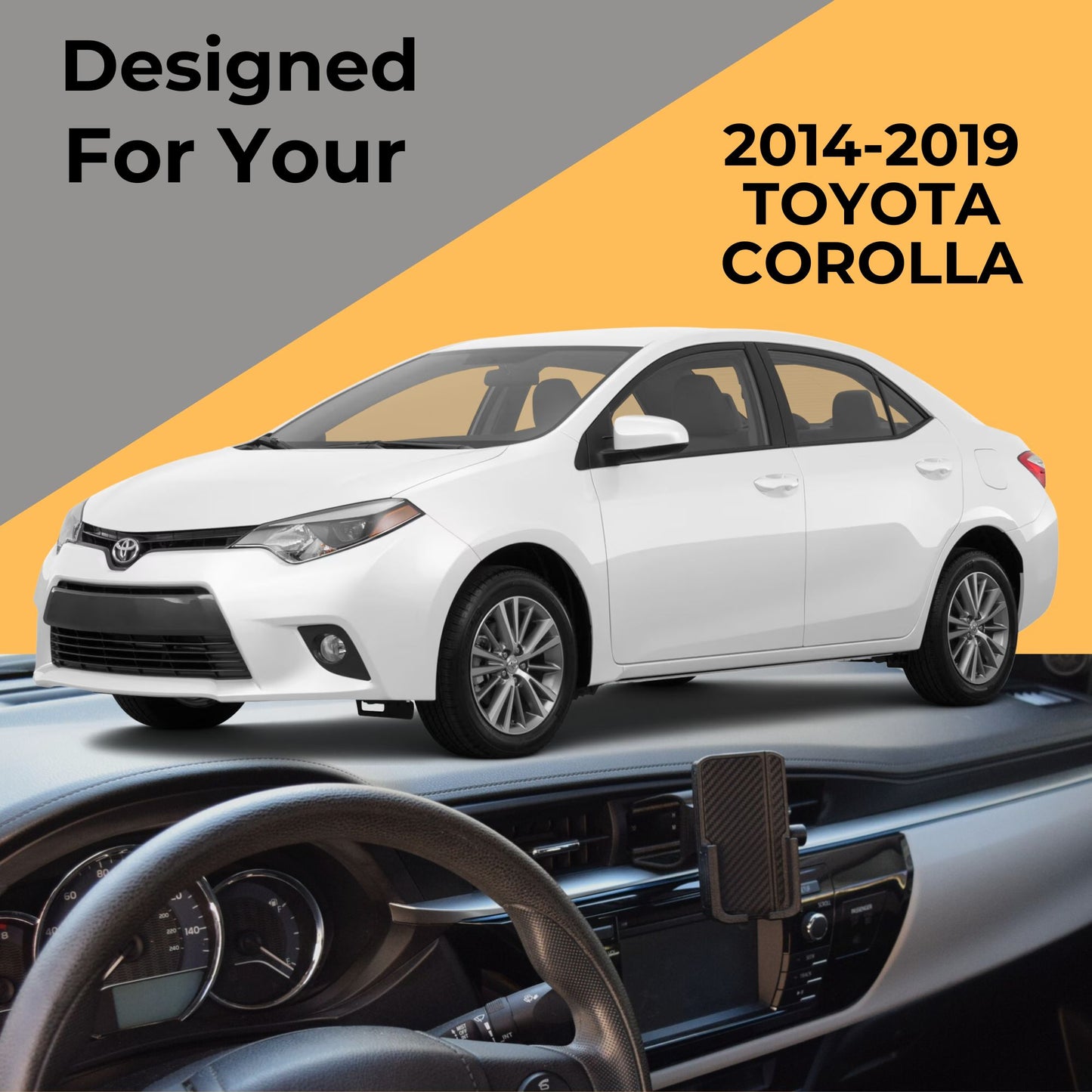 Toyota Corolla Phone Holder 2014-2019