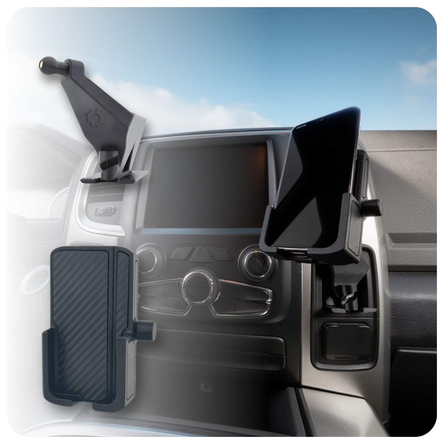 Phone Holder for Ram 2012-2018 Model Years
