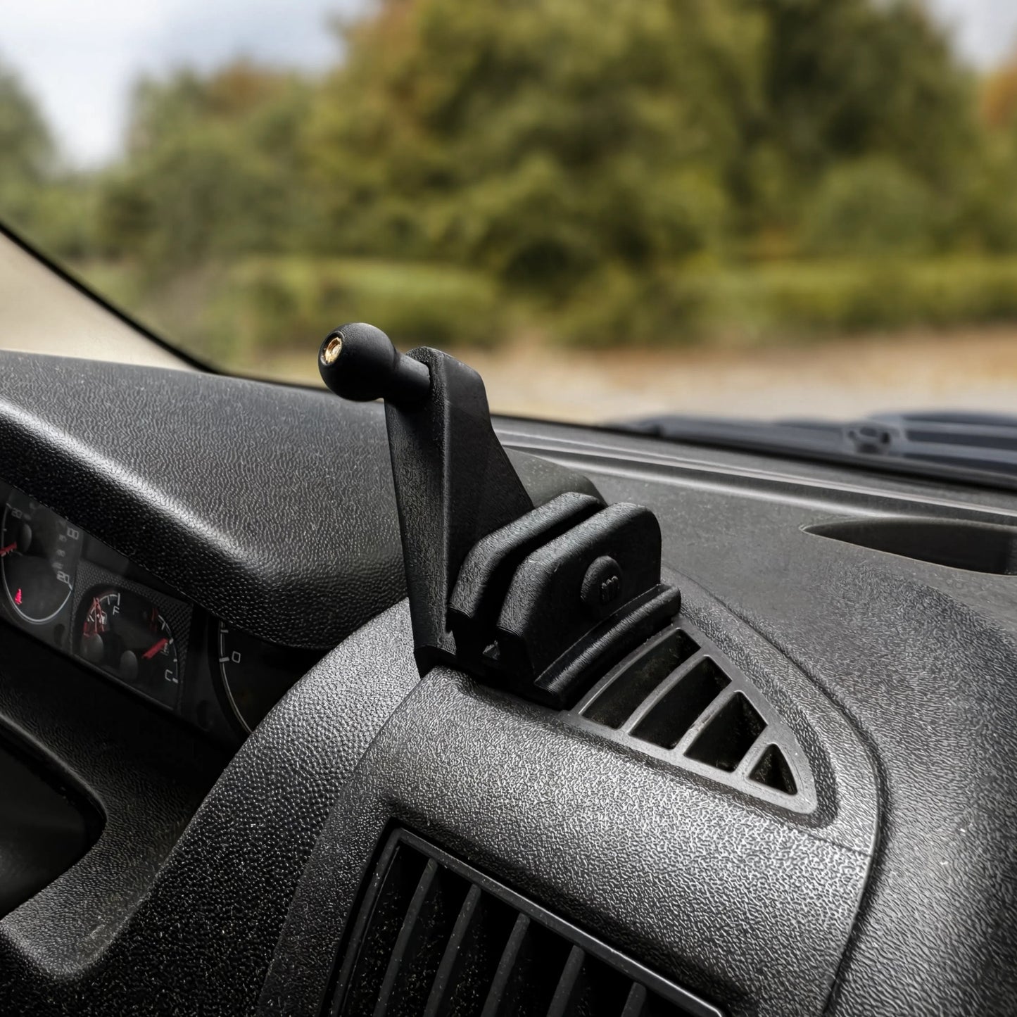 Phone Mount for the RAM ProMaster (2014-2021) - Custom Exact-Fit Dashboard Cell Phone Holder - No Drill Tool-Less Install,- Fits Large Phones iPhone Pro Max, Galaxy