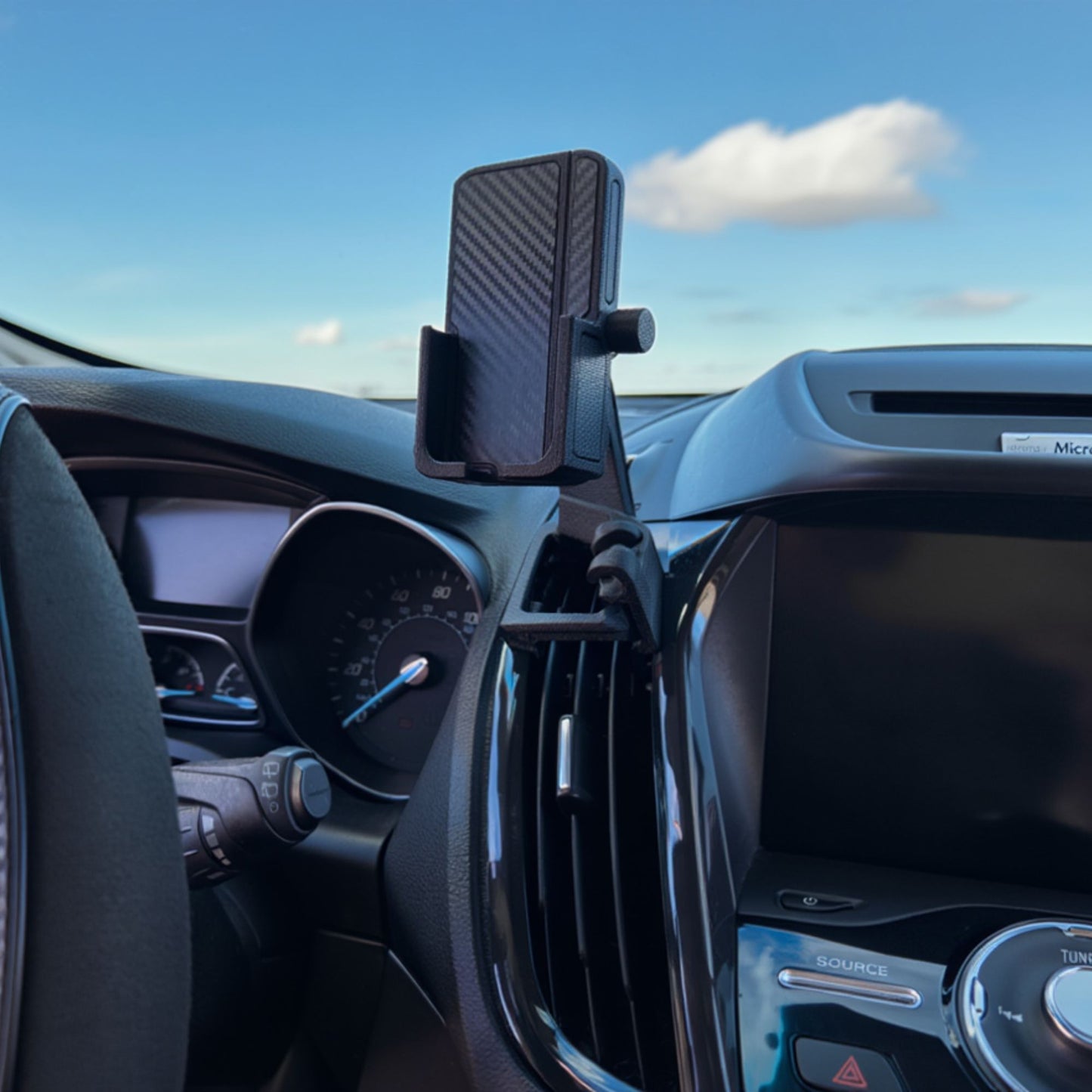 Phone Holder for Ford Escape 2013-2019 - Phone Mount - Gen 2 Ford Escape - Custom Made