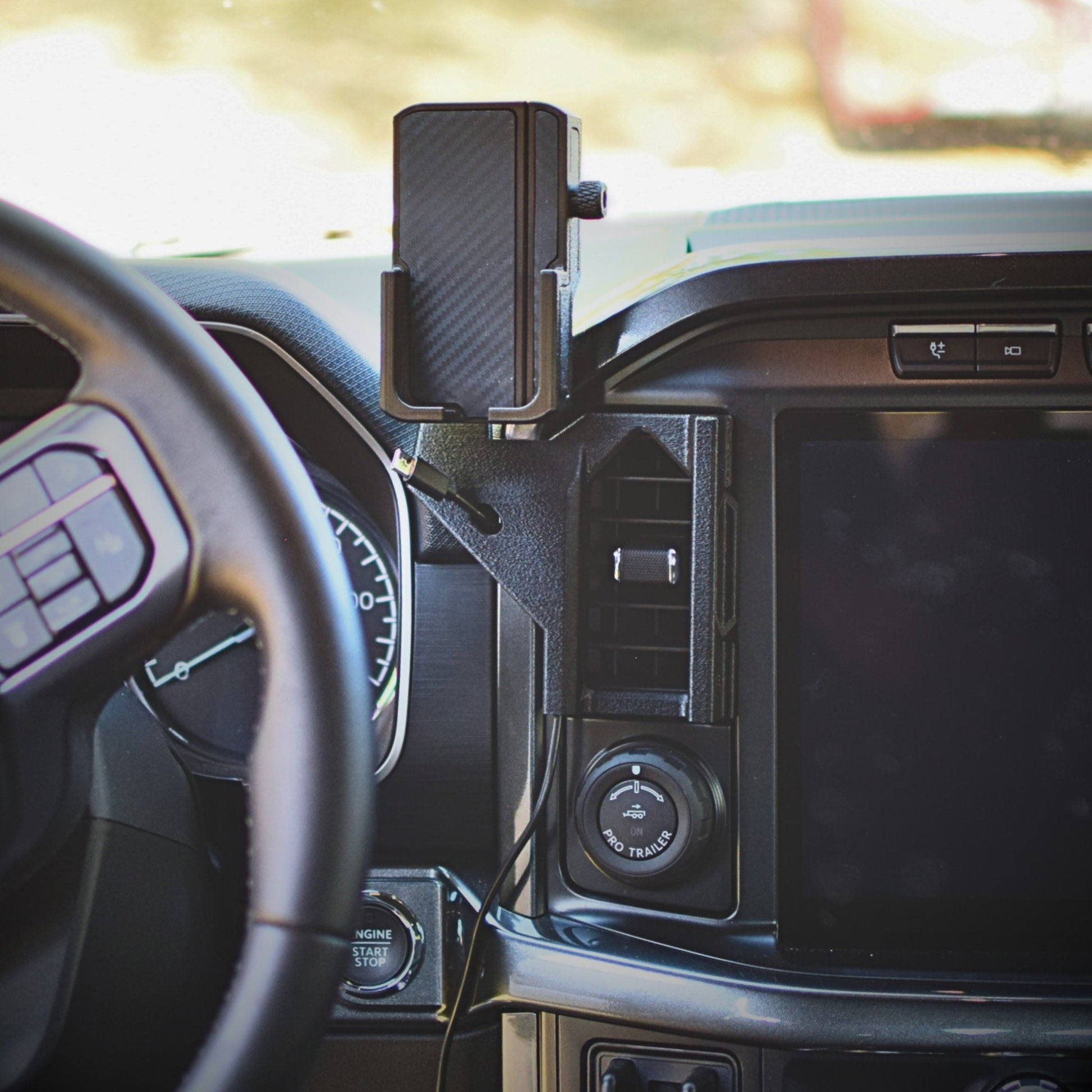 Inner Dashboard Mobile Cell Phone Holder Bracket Mount For Ford F150 2013-2014 - Foto 8