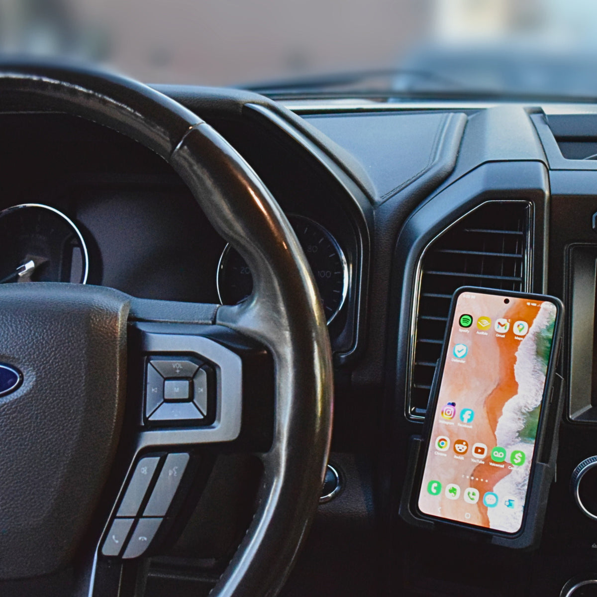 Phone Mount for 2018-2021 Ford Expedition Coin Tray