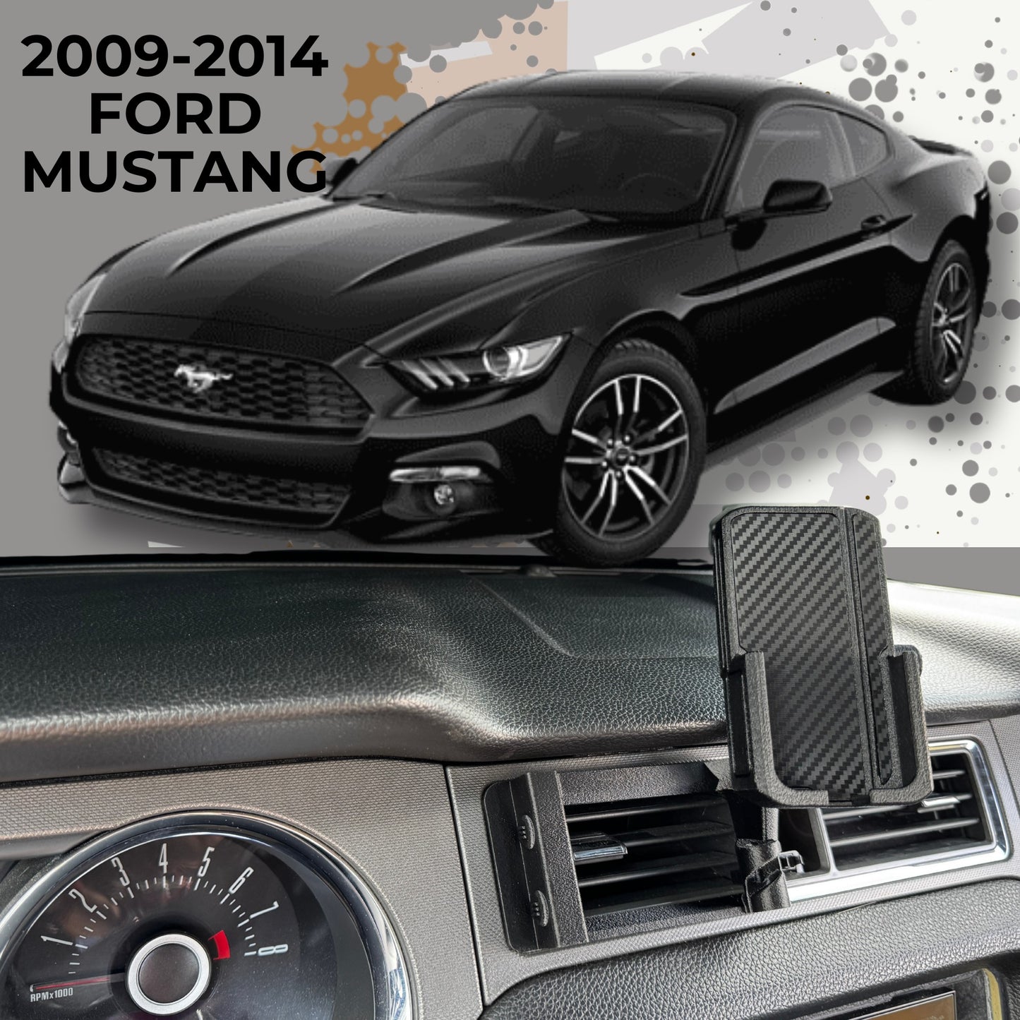 Ford Mustang Phone Holder 2009-2014