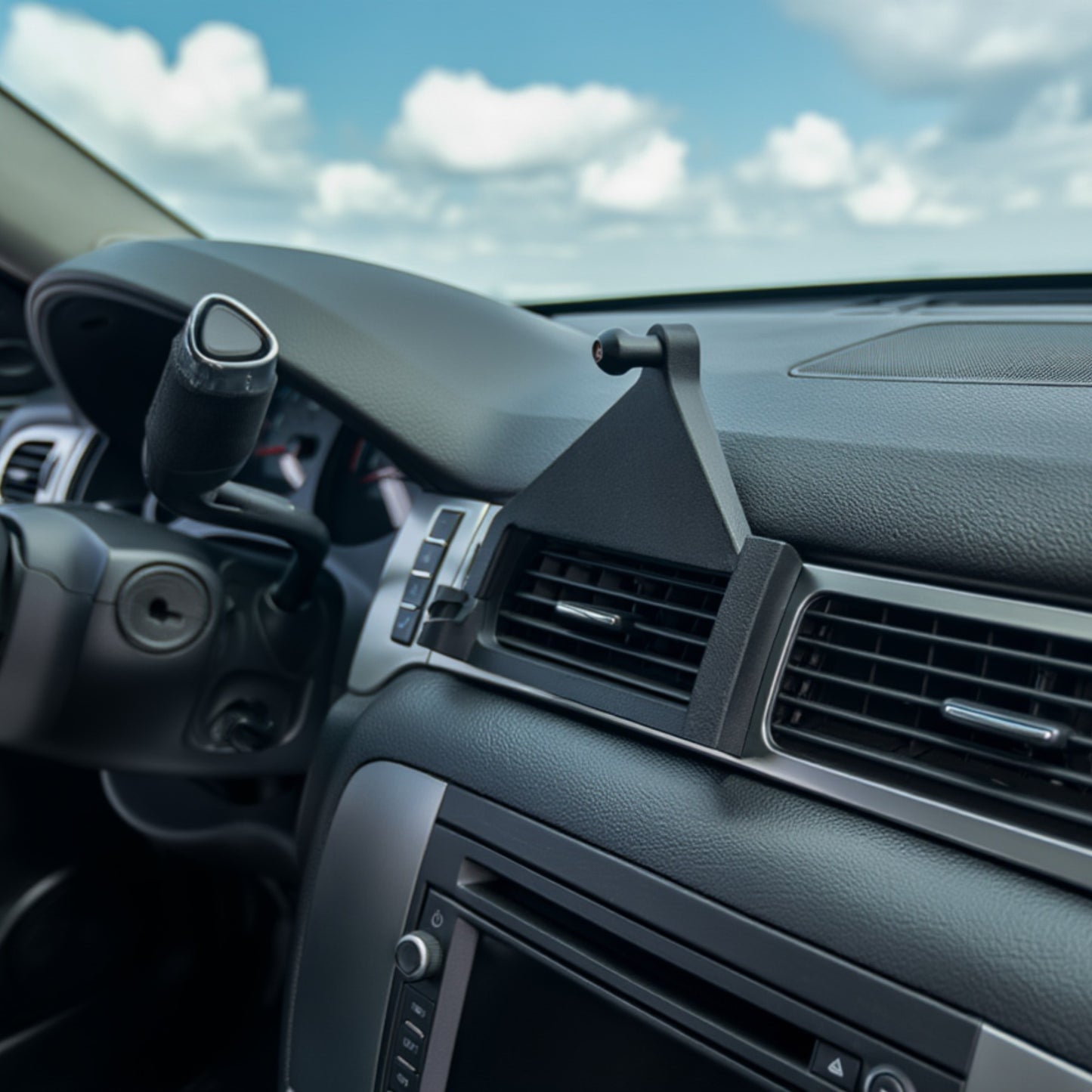 Phone Holder for Chevy Avalanche, Silverado 1500/2500 / 3500, Suburban, Tahoe, GMC Sierra 1500/2500 / 3500, Yukon. 2007-2014, LTZ / Denali Trim Levels ONLY