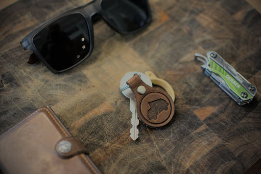 Volkswagen Vanagon Leather Keychain